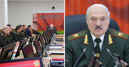 Łukaszenka w mundurze. "Wszystko może się wydarzyć"