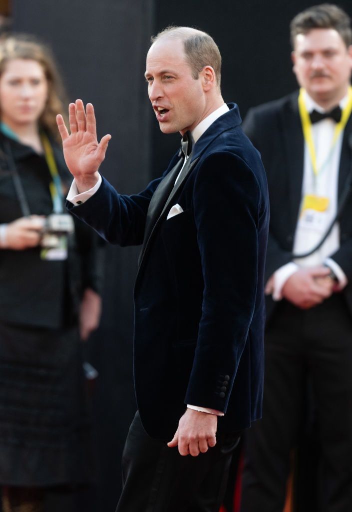 Książę William na gali Bafta