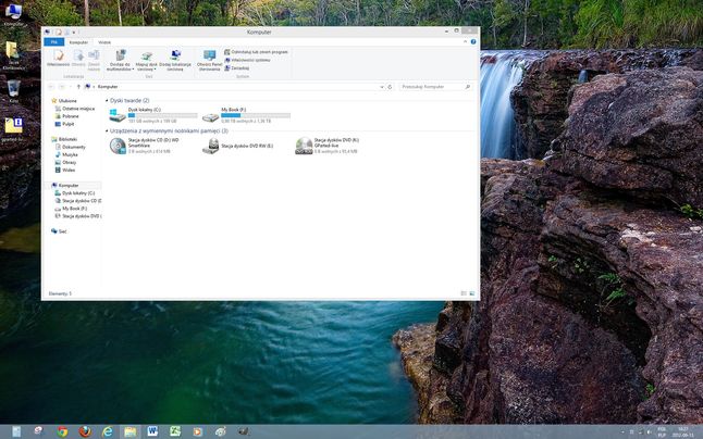 Windows 8 potrafi montować obrazy ISO