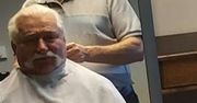 Fryzjer u Lecha Wałęsy. Były prezydent pokazał nową fryzurę