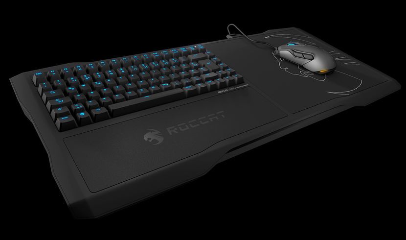 Roccat Sova: klawiatura i podkładka pod mysz do grania przed telewizorem 3