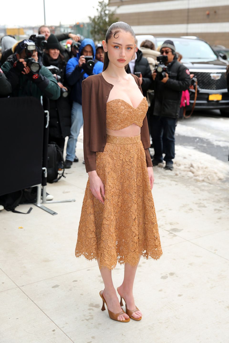 20-letnia córka Heidi Klum na pokazie Michaela Korsa