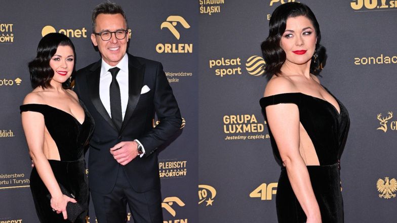 Katarzyna Cichopek i Maciej Kurzajewski na Gali Mistrzów Sportu