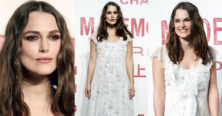 Keira Knightley podsyca plotki o ciąży na chińskiej ściance