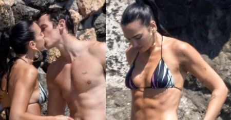 Świeżo poślubiona Dua Lipa CAŁUJE SIĘ z Callumem Turnerem i eksponuje KRATĘ na brzuchu (ZDJĘCIA)