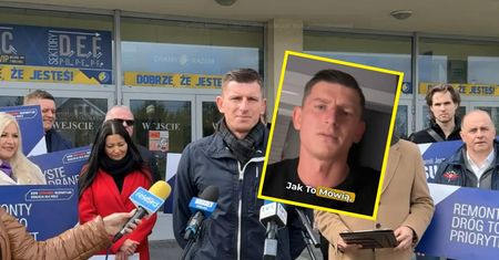 Ośmieszył się przed kamerami. Kandydat na radnego zabrał głos