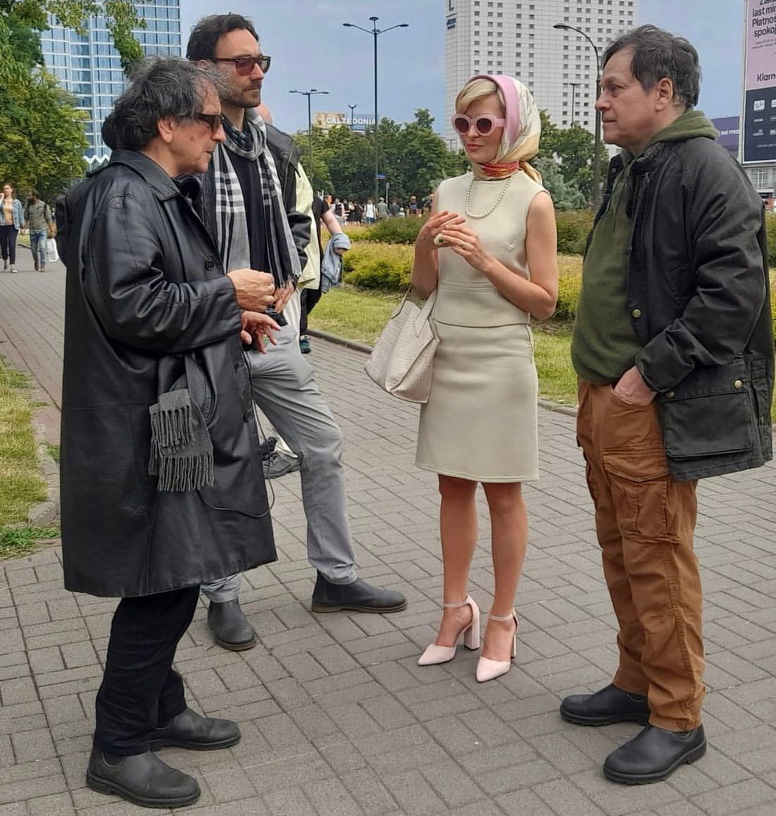 Marieta Żukowska na planie filmowym