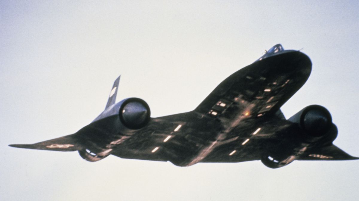 SR-71 Blackbird. Podczas ostatniego lotu pobił cztery rekordy