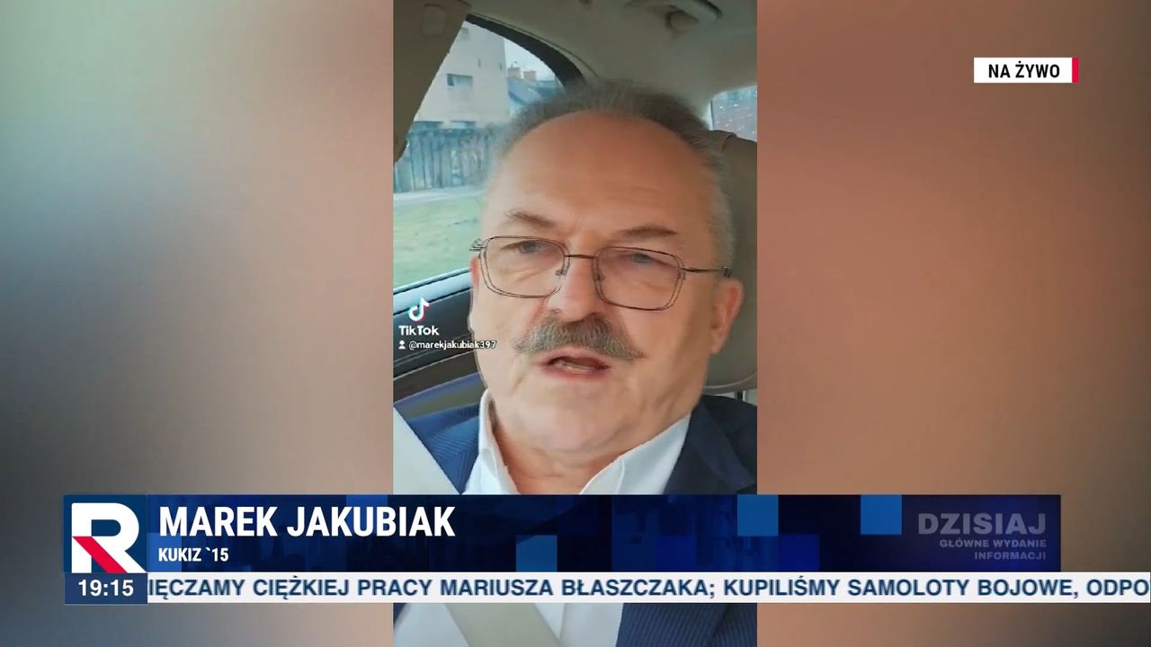 Marek Jakubiak mówił negatywnie o Jurku Owsiaku w programie "Dzisiaj"