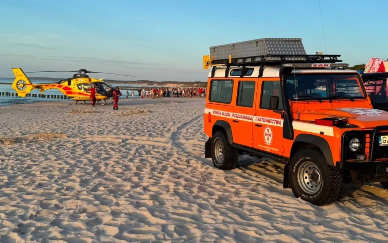 Skandal na plaży w Ustce. Tak zachowywali się Kolumbijczycy