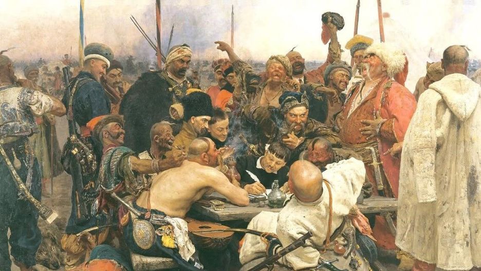 Obraz "Kozacy piszą list do sułtana"