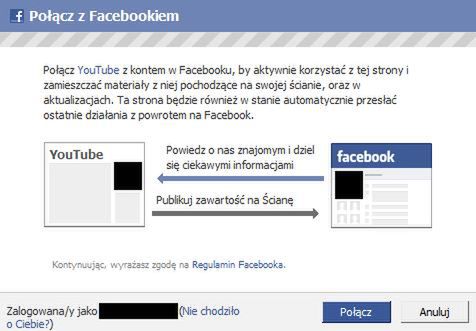 Integrujemy Facebooka z Youtube 2