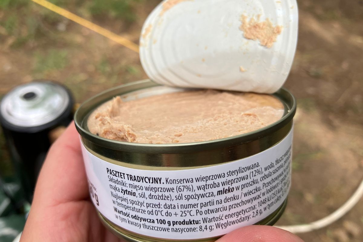 Pasztet tradycyjny z paczki MRE