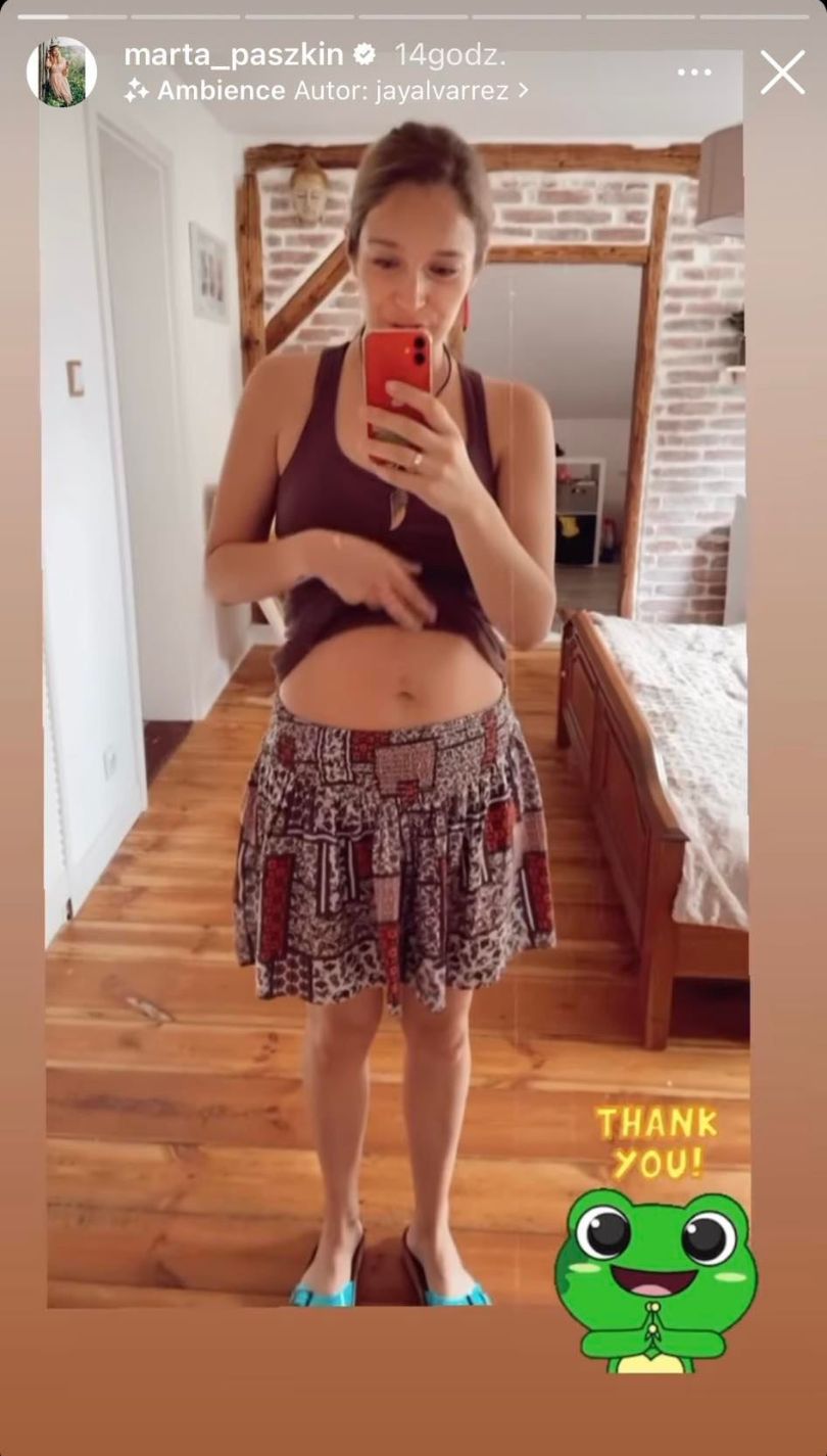 Marta Paszkin prezentuje figurę po ciąży