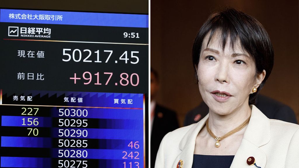 Historyczny rekord głównego indeksu Japonii. Po prawej premier S