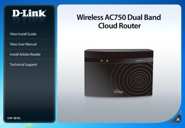 D-Link DIR-810L cd