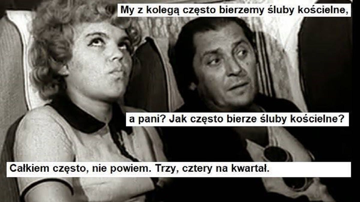 W sieci jest pełno memów nawiązujących do drugiego ślubu kościelnego Jacka Kurskiego.