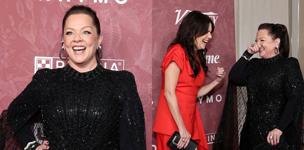 ODCHUDZONA Melissa McCarthy błyszczy na gali w Beverly Hills w towarzystwie Lauren Graham. Pamiętacie je z "Kochanych kłopotów"? (ZDJĘCIA)