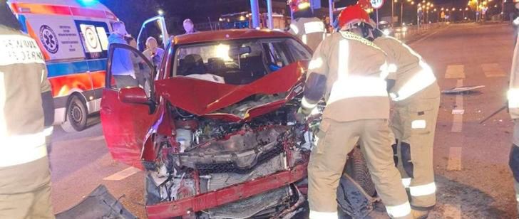 Wypadek przy ulicy Sienieńskiej w Ostrowcu Św.