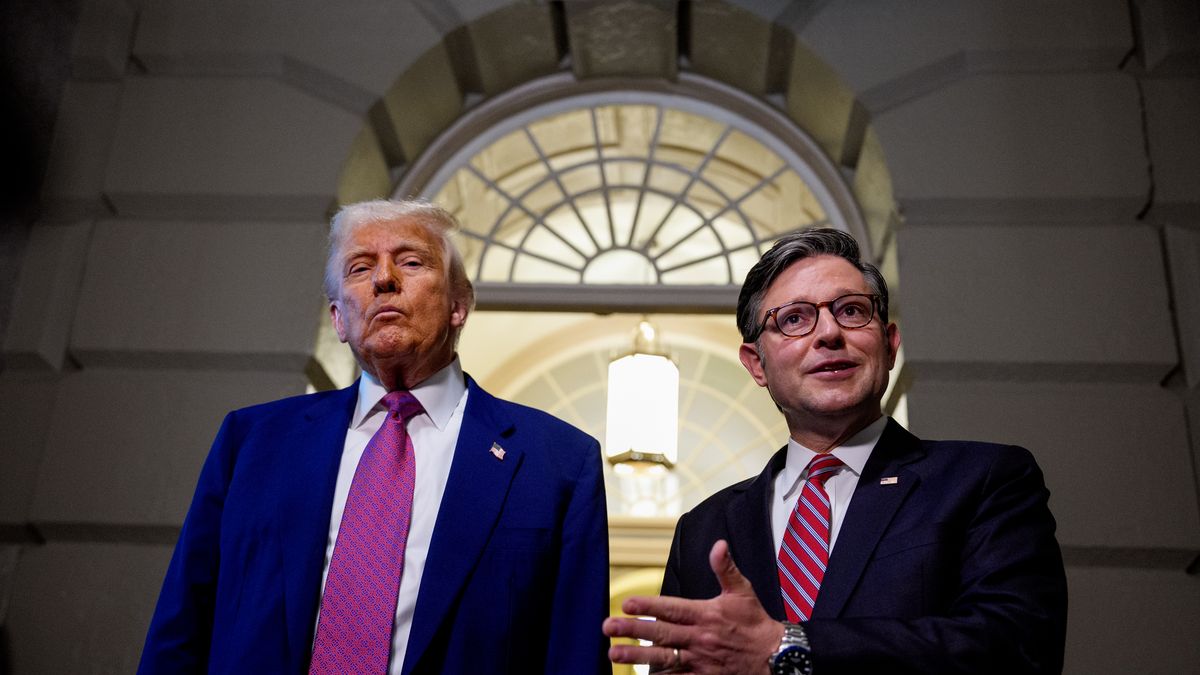 Donald Trump i Mike Johnson