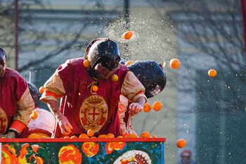 Karnawałowa bitwa na pomarańcze. Prawie 140 rannych