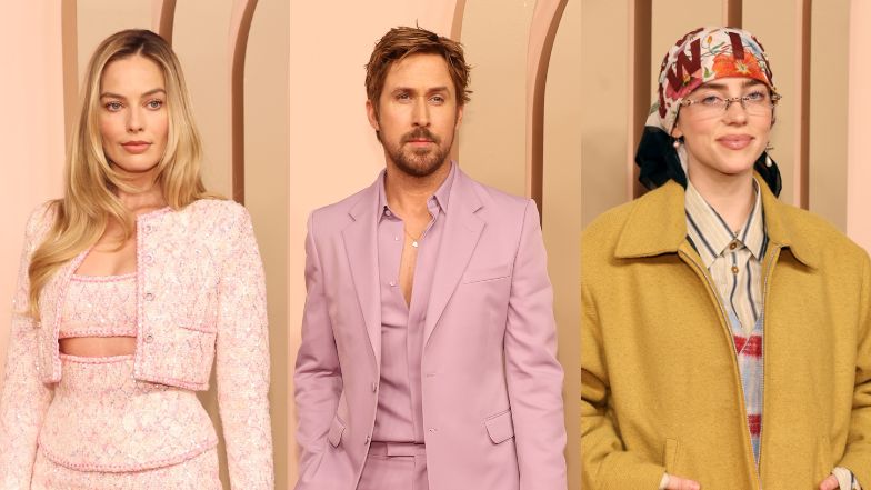 Potencjalni laureaci Oscarów zadali szyku na wystawnym lunchu: Margot Robbie, Ryan Gosling, Billie Eilish... (ZDJĘCIA)