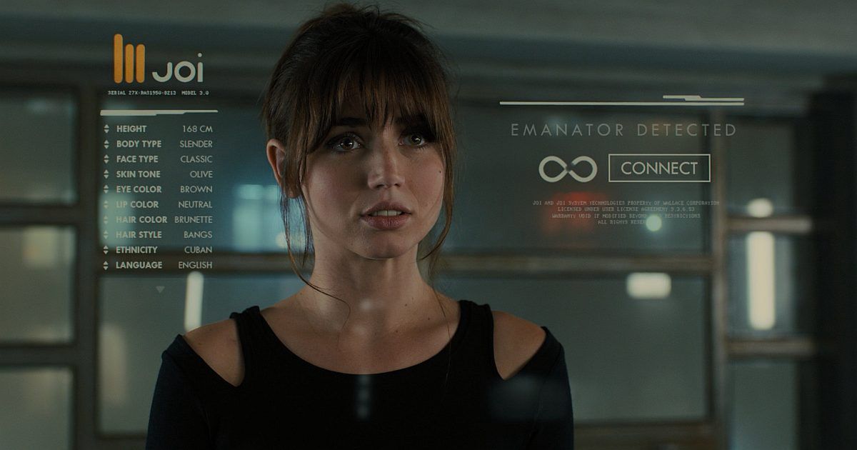 Ana de Armas jako Joi w "Blade Runner 2049"