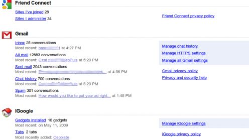Wszystkie usługi Google w jednym miejscu 1