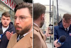 Atak na reportera TVN24. Gonili go z mikrofonami