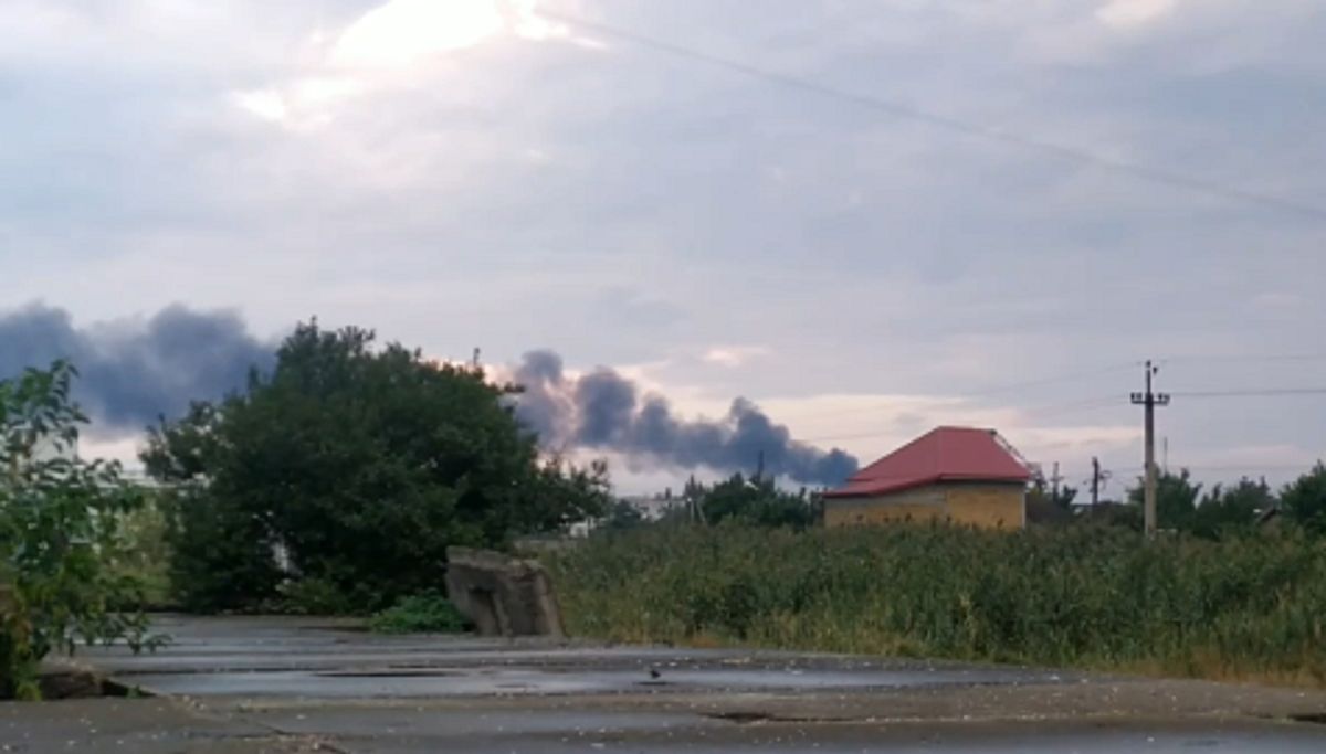 We wtorek rano na Krymie było widać wybuchy