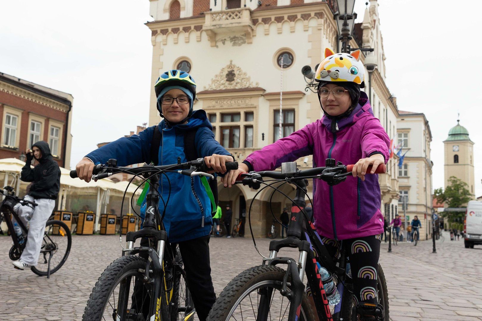 Tradycyjnie zbiórka rowerzystów nastąpiła na rzeszowskim Rynku