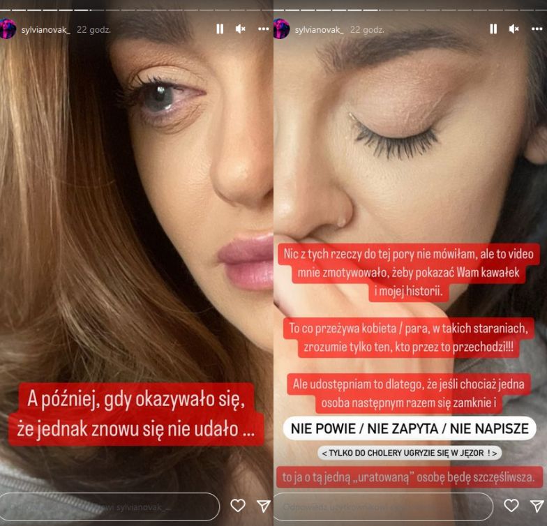 Sylwia Nowak z "Miłości na bogato" dzieli się swoimi doświadczeniami z problemem z zajściem w ciążę