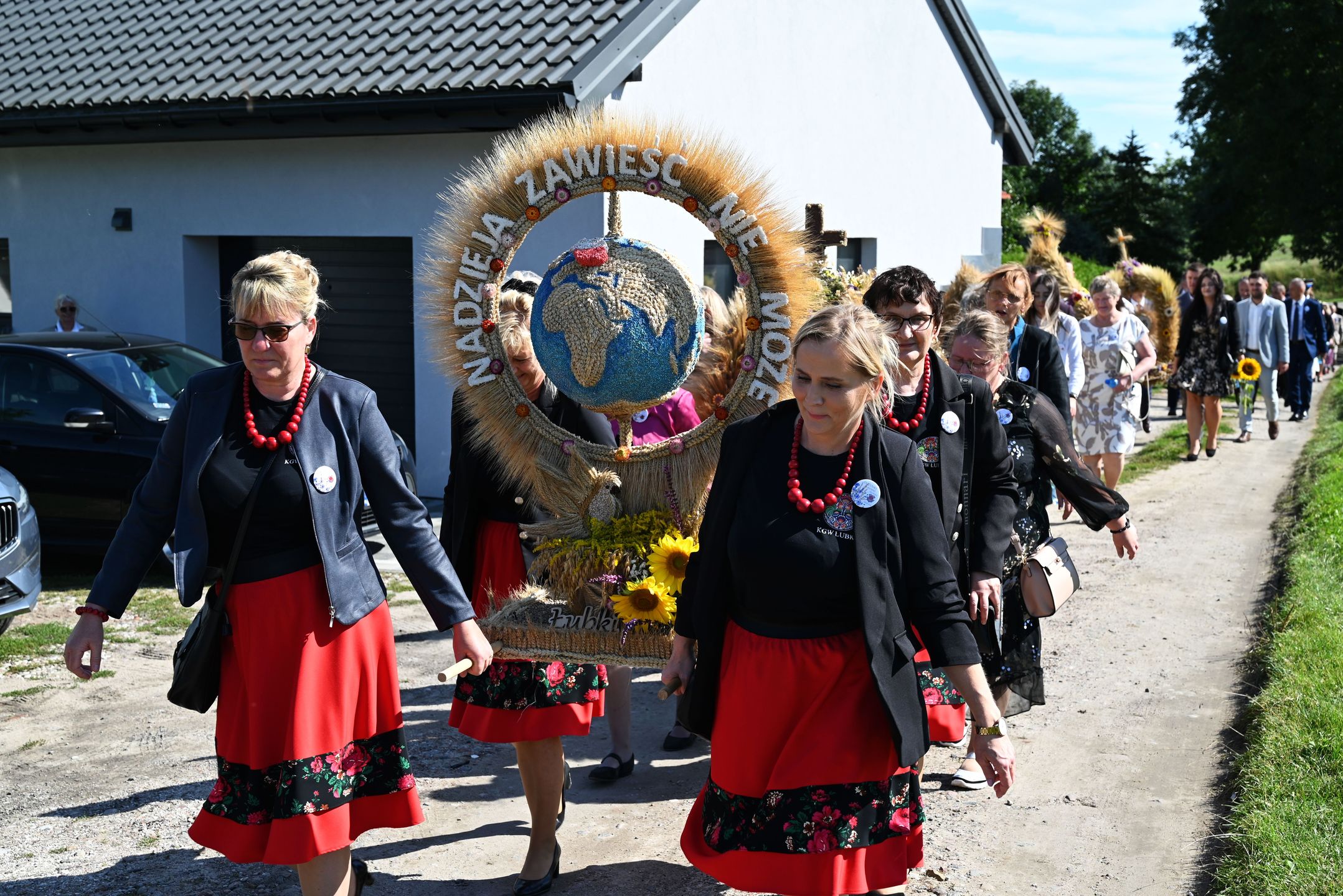 Gospodarzem dożynek gminy Radomin było Płonne