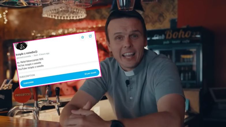 Ksiądz z TikToka otworzył profil na OnlyFans