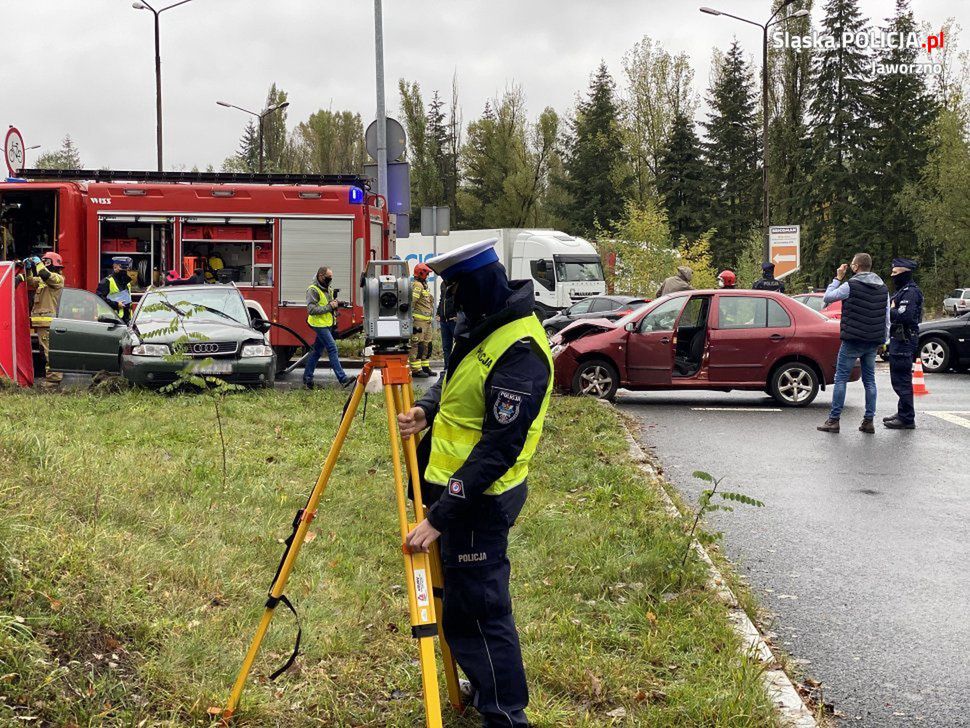 Kierowca audi nie udzielił pierwszeństwa. Horror na drodze