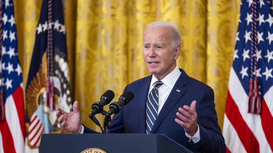 US President Joe Biden speaks on expanding access to mental health care in the East Room of the White House in Washington, DC USA, 25 July 2023. The president said mental health care and treatment for substance abuse is out of reach for most Americans. EPA/JIM LO SCALZO Dostawca: PAP/EPA.