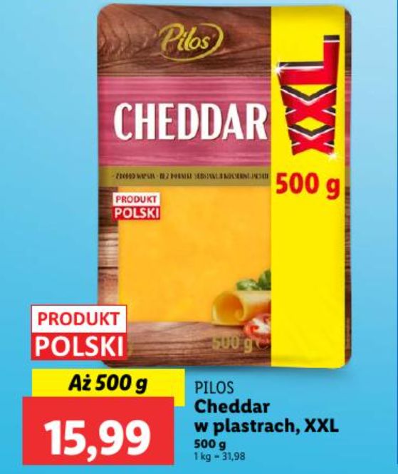 Ser cheddar kupisz w promocji w popularnych dyskontach