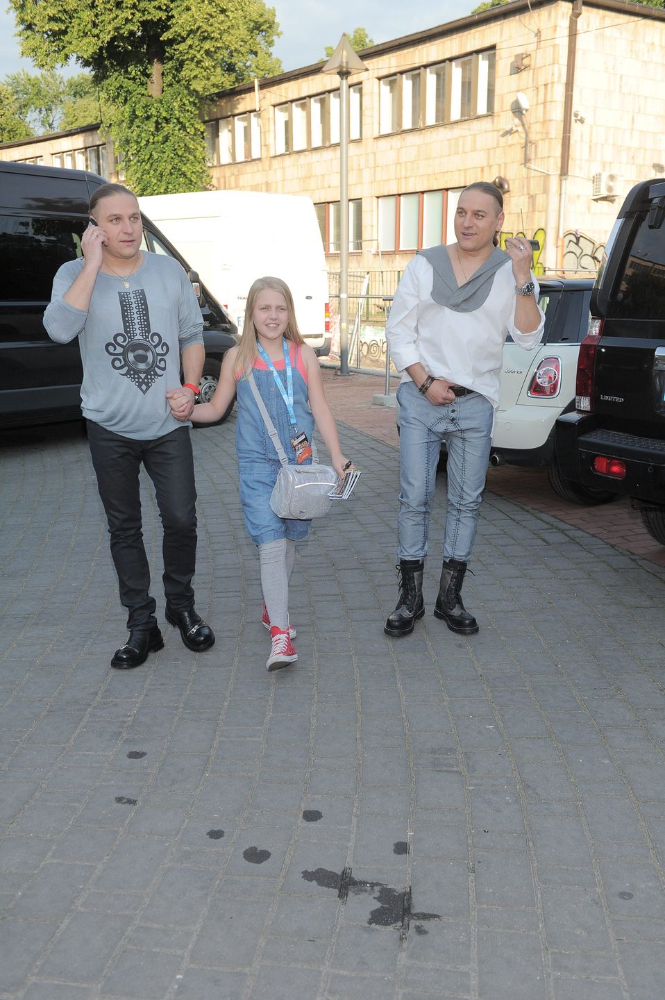 Paweł Golec z córką, Łukasz Golec 
