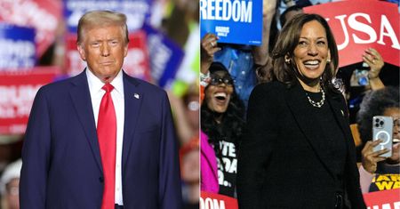 Harris i Trump na finiszu. Tu będą czekać na werdykt wyborców