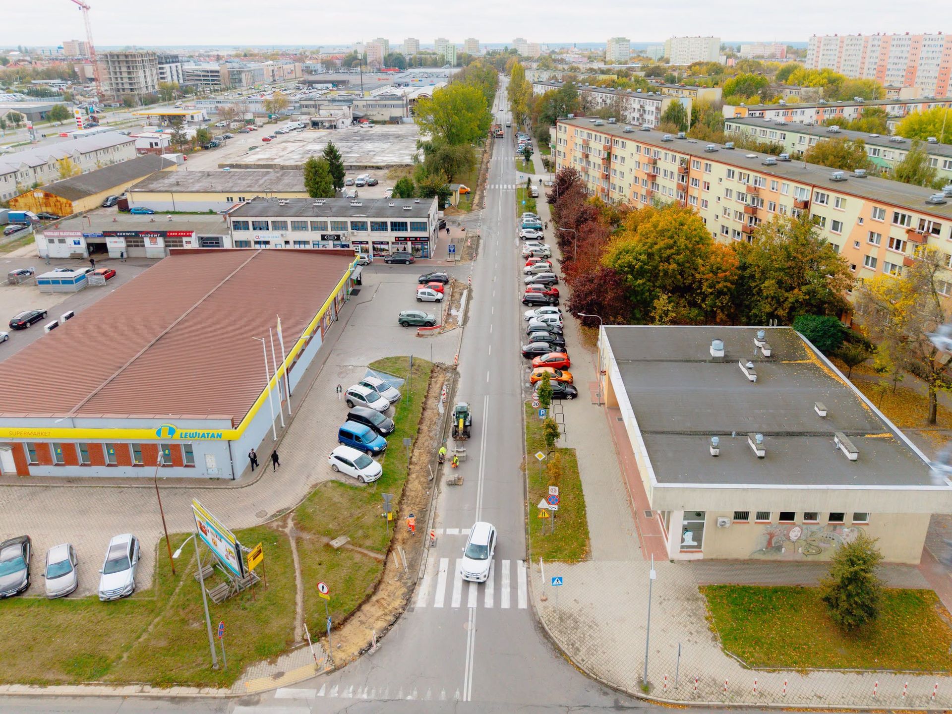 Prace przy ul. Rembielińskiego 