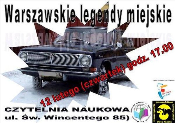 Warszawskie legendy miejskie - opowieść pełna grozy w Czytelni Naukowej