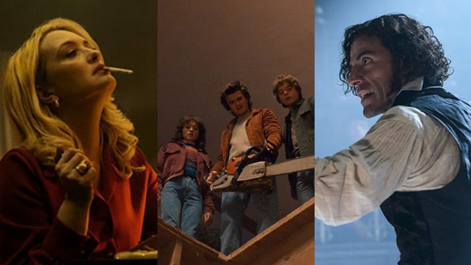 Źrodło fot. Heweliusz, Jan Holoubek, Netflix, 2025 / Stranger Things, Ross Duffer, Netflix, 2025 / Frankenstein, Guillermo del Toro, Netflix, 2025