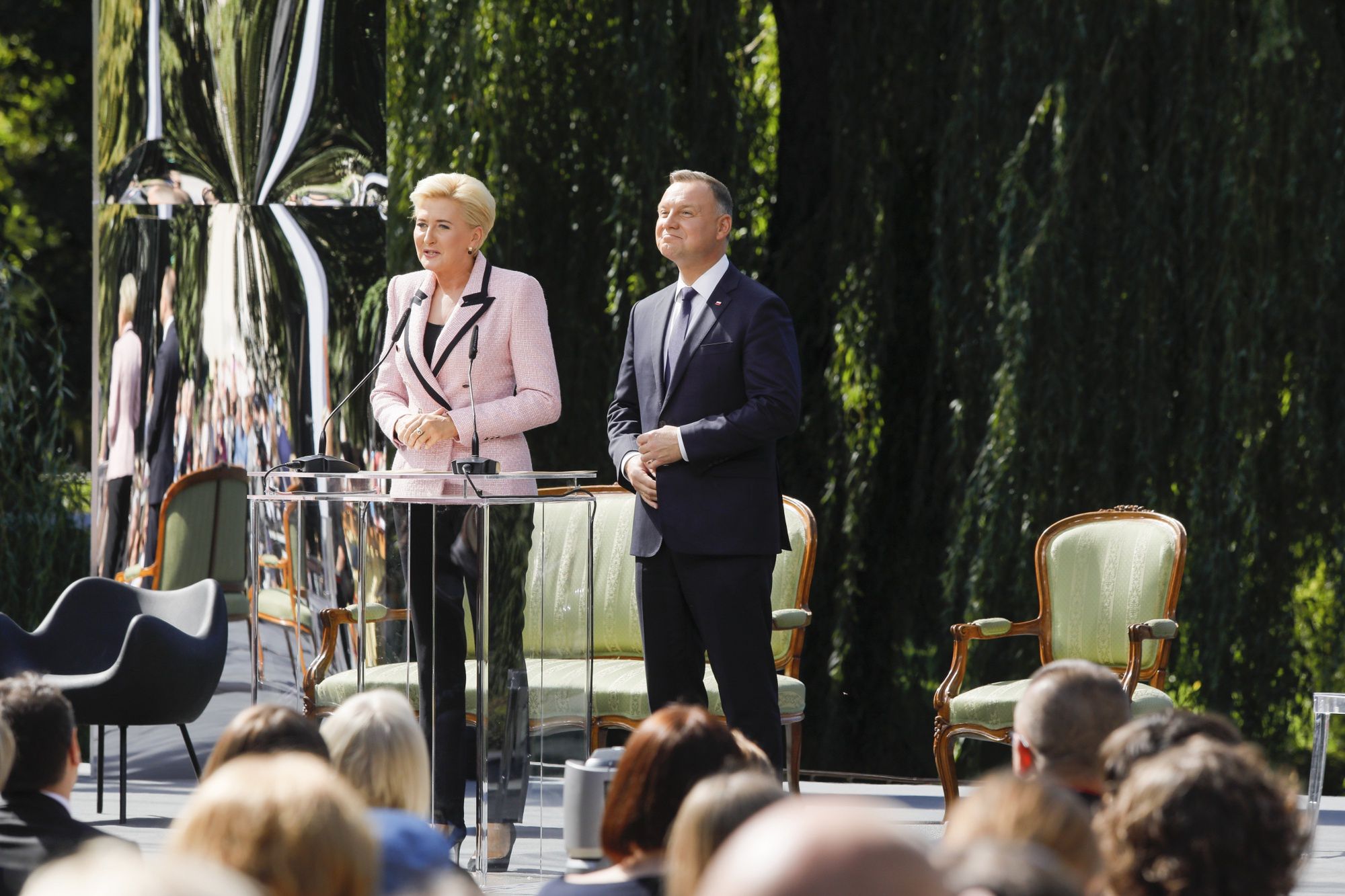 Andrzej Duda i Agata Kornhauser-Duda 