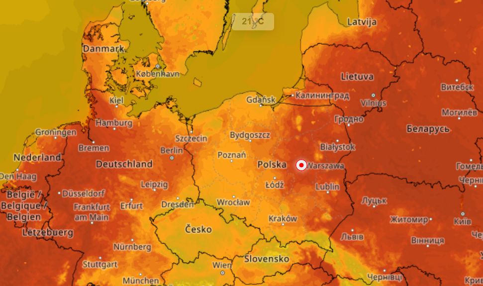 Ulewny deszcz i burze z gradem. IMGW ostrzega przed niebezpieczną pogodą