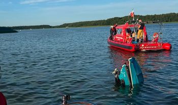 Tragedia na Mazurach. 16-latek zginął na oczach ojca