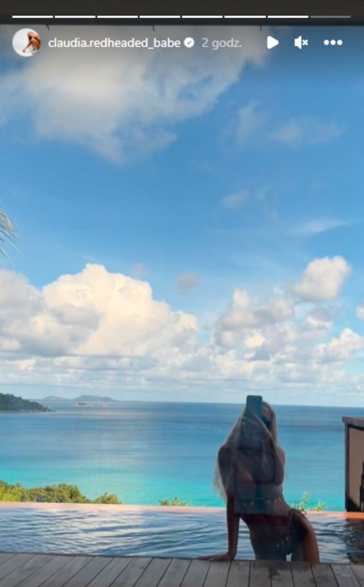 Jakub Kiwior i Claudia Kowalczyk w podróży poślubnej