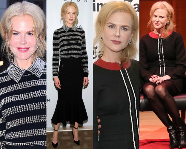 Nicole Kidman w dwóch stylizacjach w Nowym Jorku