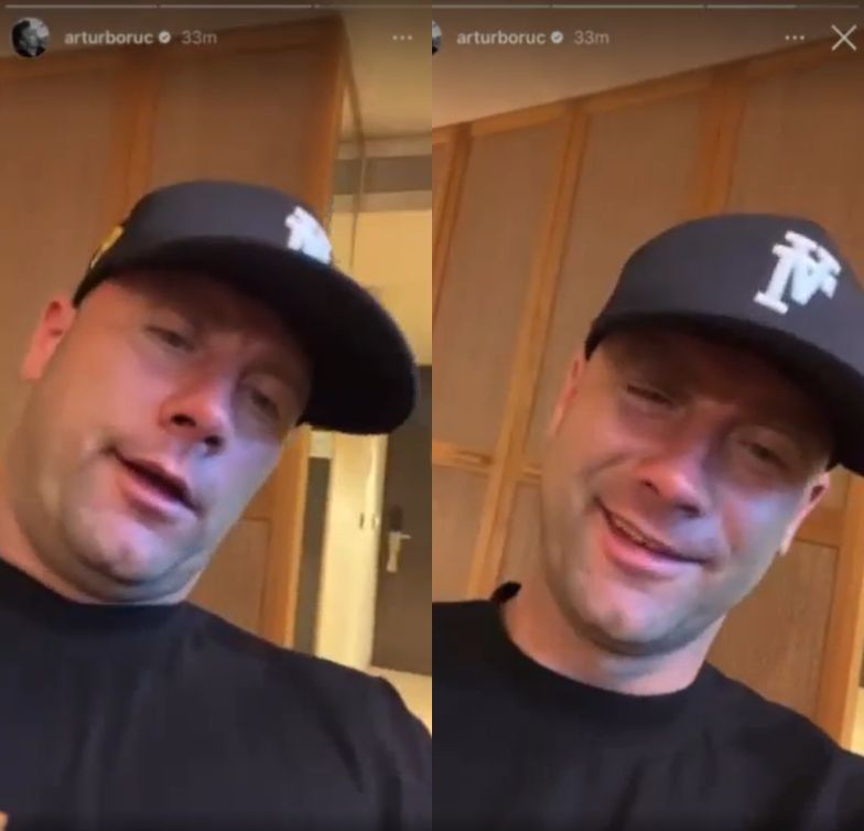 Artur Boruc znów opublikował nagranie, na którym plącze mu się język