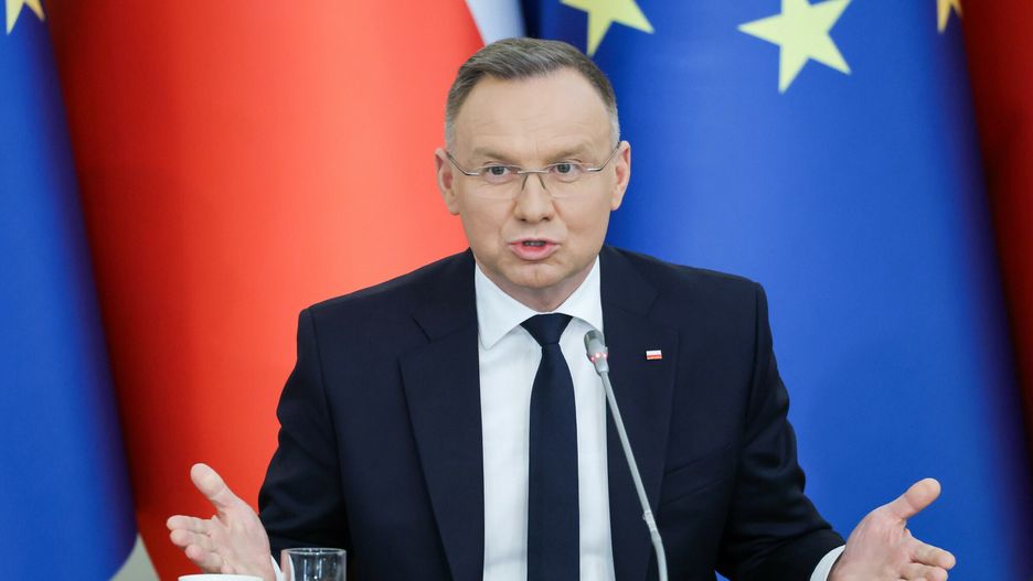 Posiedzenie Rady Gabinetowej
Fot. Piotr Molecki/East News,  Warszawa, 13.02.2024. Posiedzenie Rady Gabinetowej w Palacu Prezydenckim. Prezydent i rzad dyskutowali nt . realizacji strategicznych inwestycji, takich jak Centralny Port Komunikacyjny, kwestii energetyki jadrowej oraz modernizacji polskiej armii.
N/z: prezydent Andrzej Duda
Piotr Molecki
