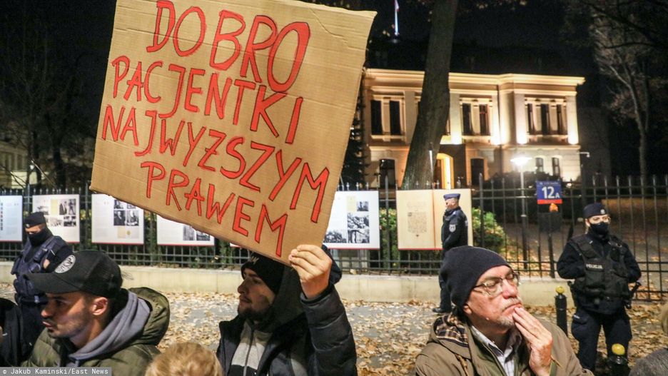 Protest przed Trybunałem Konstytucyjnym 